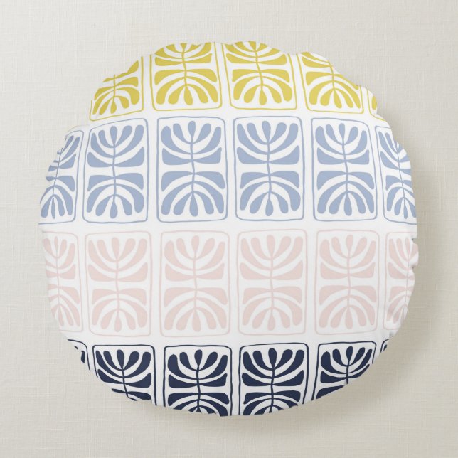 Coussins Ronds ethnique vintage et homogène  (Devant)