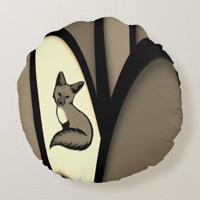 Coussins Ronds Être renard (Dos)