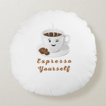 Exprimez-vous – T-shirt drôle de café souriant
