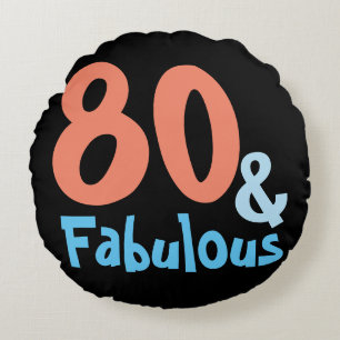 Coussins Ronds Fabuleux Anniversaire Rétro