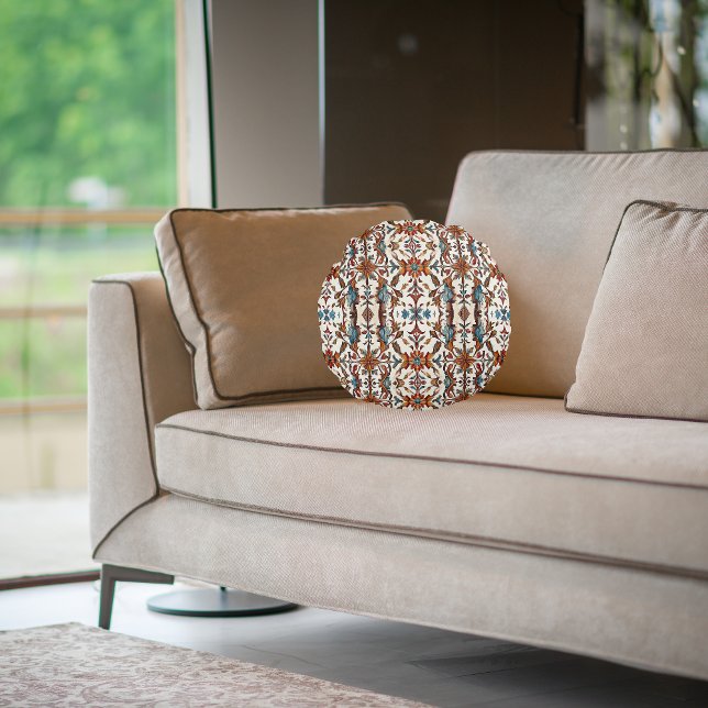 Coussins Ronds Fabulous Fall and Blue (Créateur téléchargé)