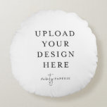 Coussins Ronds Faites-Le Vous-Même 16"<br><div class="desc">Customisez votre design dans Templett. Une fois la modification terminée,  téléchargez votre fichier dans un format JPG (n'oubliez pas d'activer l'option de fond perdu). Téléchargez votre design ici en cliquant sur le bouton bleu "Personnaliser".</div>