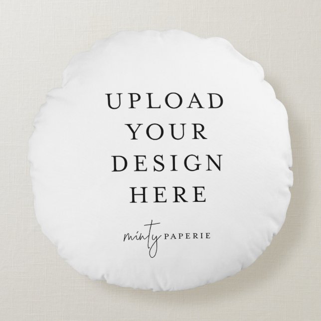 Coussins Ronds Faites-Le Vous-Même 16" (Devant)