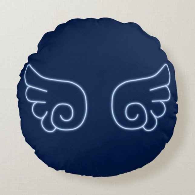 Coussins Ronds Falln Chibi Angel Wings (Devant)