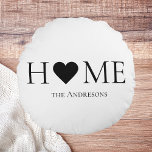 Coussins Ronds Famille familiale minimaliste moderne Cadeau perso<br><div class="desc">Bienvenue à notre collection de la famille minimale moderne sur Zazzle - la destination idéale pour les cadeaux personnalisés qui élèvent votre maison et célèbrent les liens familiaux. Notre sélection soignée de produits allie harmonieusement design contemporain et chaleur familiale, créant une touche unique et élégante pour vos espaces de vie....</div>