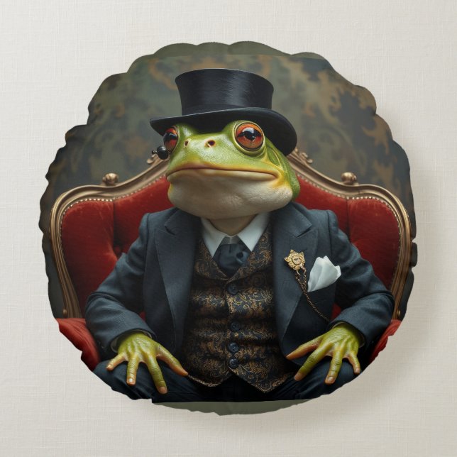 Coussins Ronds Fancy Frog (Devant)