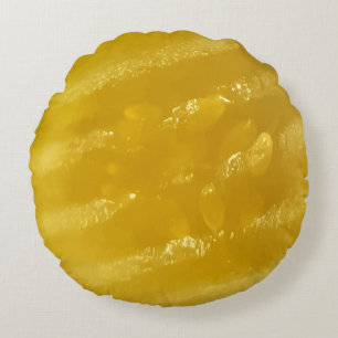 Coussins Ronds Fantaisie Pickle Slice