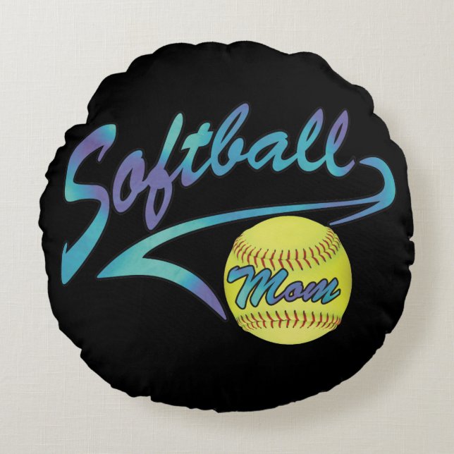 Coussins Ronds Fastpitch Softball Maman Athletic Tail (Devant)