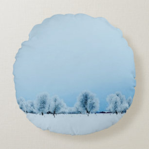 Coussins Ronds Ferme d'hiver