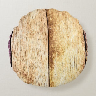 Coussins Ronds Fermeture de l'ancienne texture de bois fond abstr