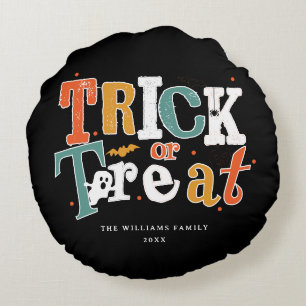 Coussins Ronds Fête De L'Halloween
