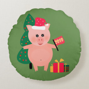 Coussins Ronds Fête de Noël