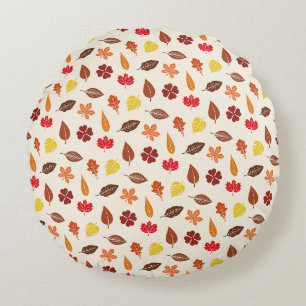 Coussins Ronds Feuilles d'automne confortables