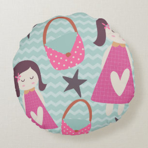 Coussins Ronds Filles et sacs à main