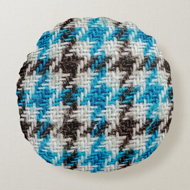 Coussins Ronds Flanel cosy : Arrière - plan texturé (Devant)