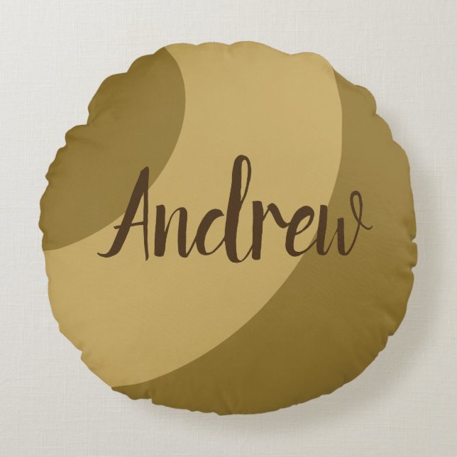 Coussins Ronds Flèches Brown (Devant)