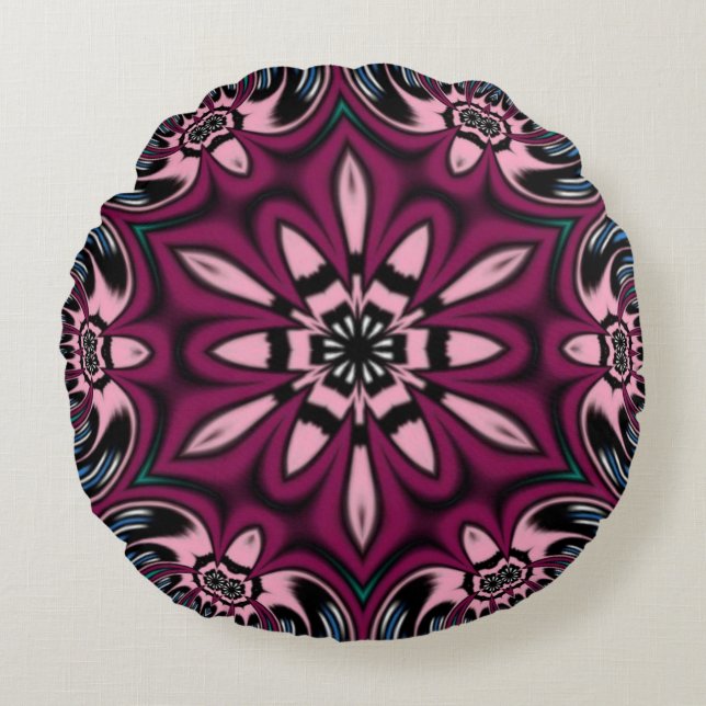 Coussins Ronds fleur (Devant)