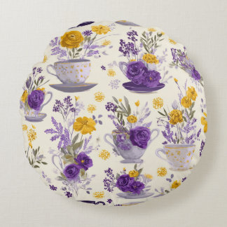 Coussins Ronds Fleur dansante