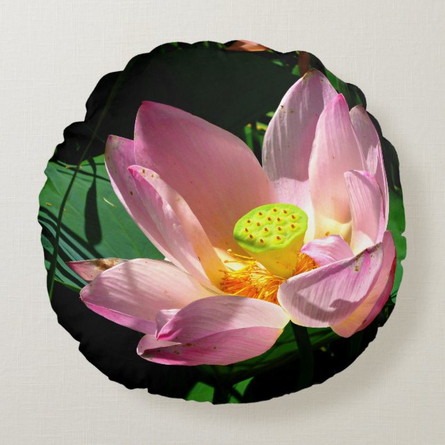 Coussins Ronds Fleur de lotus (Devant)