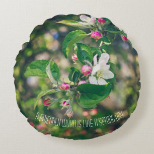Coussins Ronds Fleur de pomme