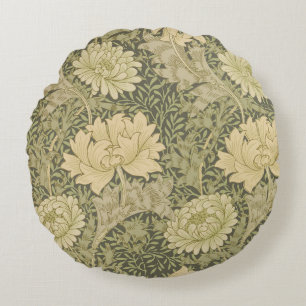 Coussins Ronds Fleur de Sauge Chrysanthème de William Morris