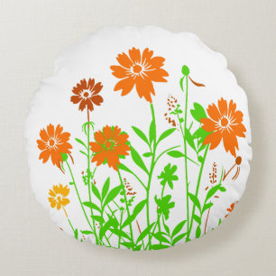 Coussins Ronds Fleur sauvage-79156