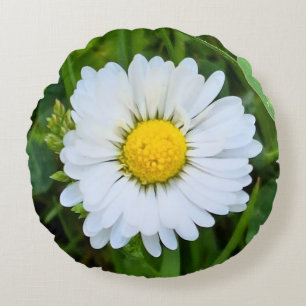 Coussins Ronds Fleur Sauvage Roumanie – Photographie Botanique Ma