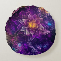 Fleurs chatoyantes mauve magique