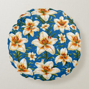 Coussins Ronds Fleurs de lys