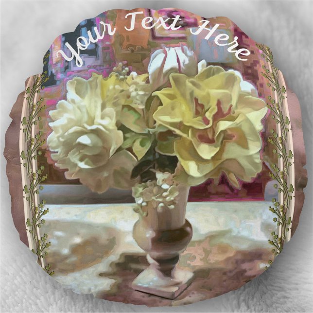 Coussins Ronds Fleurs de premier ressort PCM1 (Créateur téléchargé)