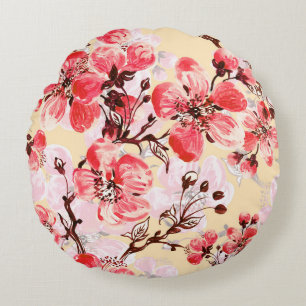 Coussins Ronds Fleurs de printemps U Motif