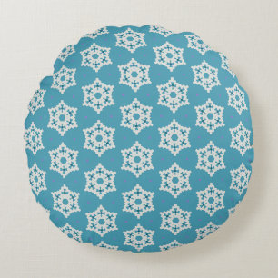 Coussins Ronds Flocons de neige pp1