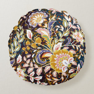 Coussins Ronds Floral Vintage Provence Motif multicolore