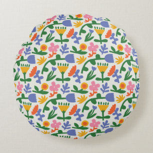 Coussins Ronds Flore printanière