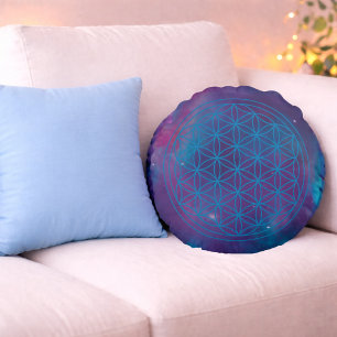 Coussins Ronds Flux Céleste – Couleur du Cœur