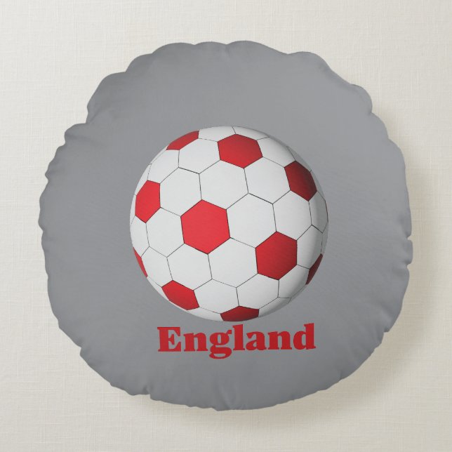 Coussins Ronds Football d'Angleterre (Devant)