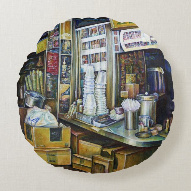 Coussins Ronds Forces de la lumière inculpées émotionnellement, S (Devant)