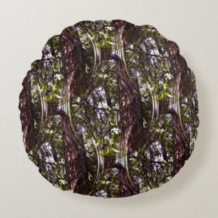 Coussins Ronds Forêt de Dogwoods....