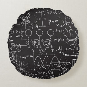 Coussins Ronds Formules scientifiques : Patte de calcul du tablea
