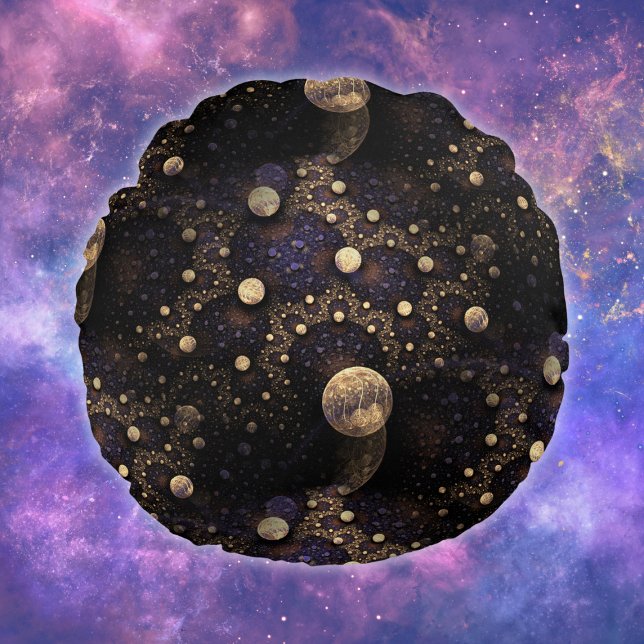 Coussins Ronds Fractale de galaxie (Créateur téléchargé)