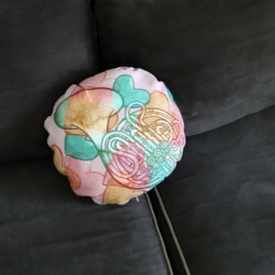 Coussins Ronds French Horn Love Band Class Art Heart