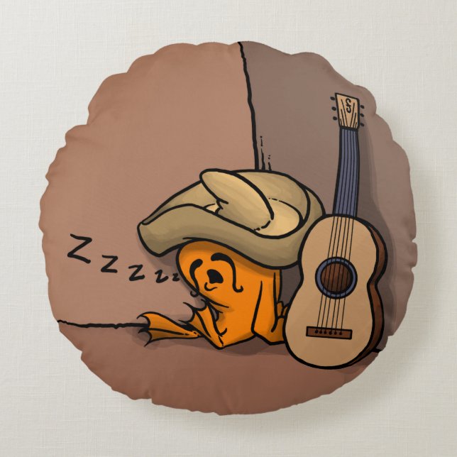 Coussins Ronds Frijole Frog Siesta Pillow (Devant)