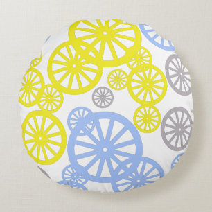 Coussins Ronds Funky Happy Wheel Circle Motif produit