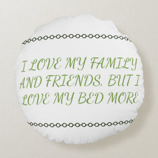 Coussins Ronds Funny Cotton Pillow