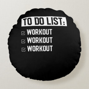 Coussins Ronds Funny Fitness Workout