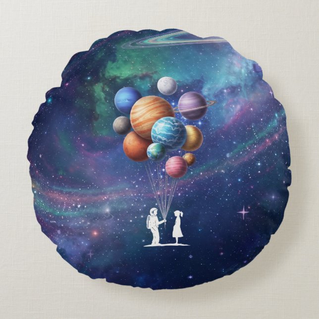 Coussins Ronds Galaxie (Devant)