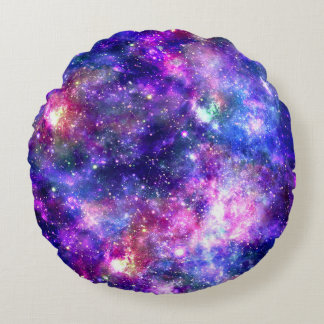 Coussins Ronds Galaxy Night Imprimer Design cosmique