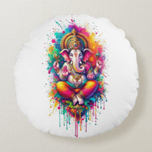 Coussins Ronds Ganesha 2