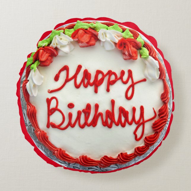 COUSSINS RONDS GÂTEAU D'ANNIVERSAIRE (Devant)