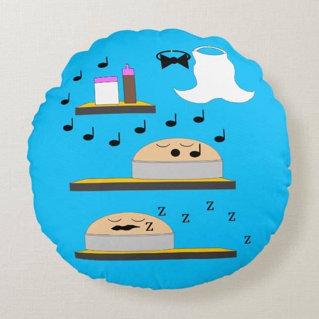 Coussins Ronds Gâteaux mariages à dégivrer (Devant)